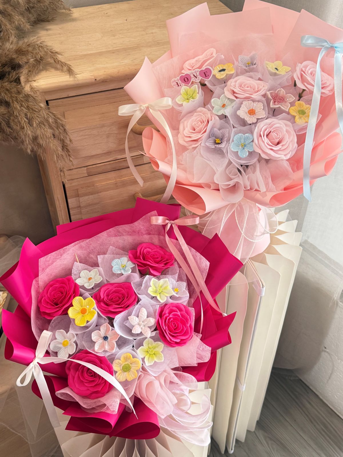 Slowly Blooming | Porcelain Flower Bouquet