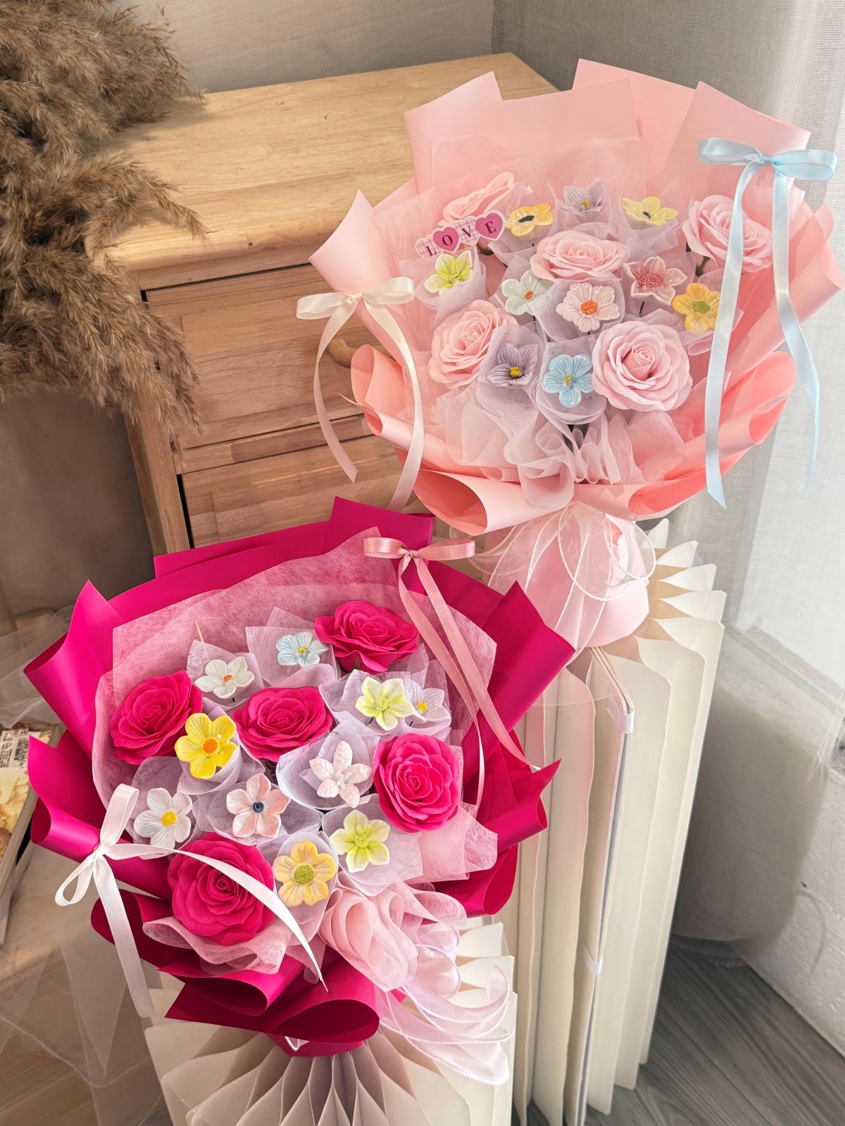 Slowly Blooming | Porcelain Flower Bouquet