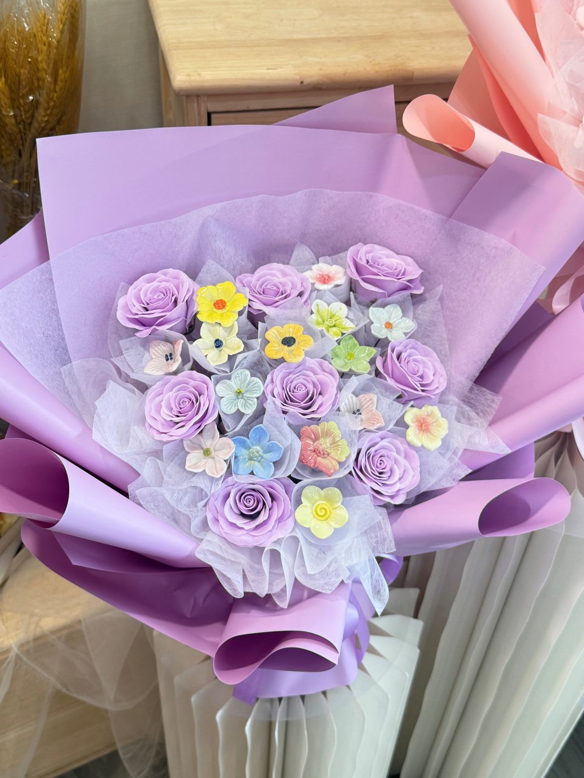 Slowly Blooming | Porcelain Flower Bouquet