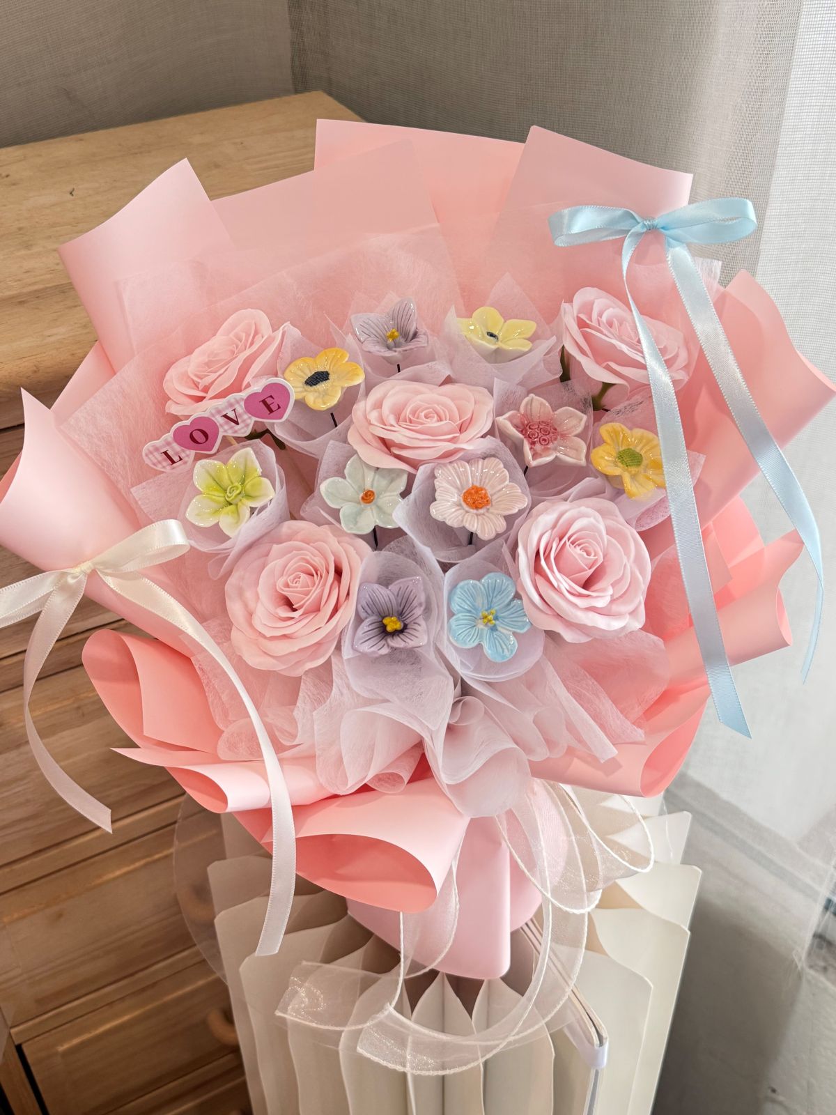 Slowly Blooming | Porcelain Flower Bouquet