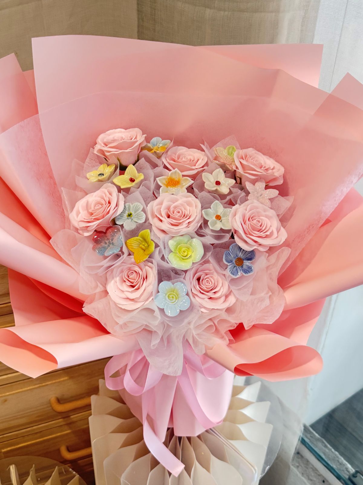 Slowly Blooming | Porcelain Flower Bouquet